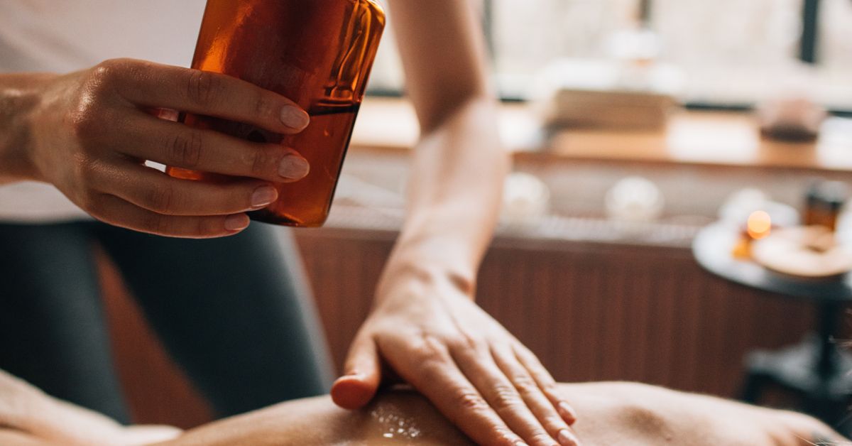 Aceite y masaje de relajación