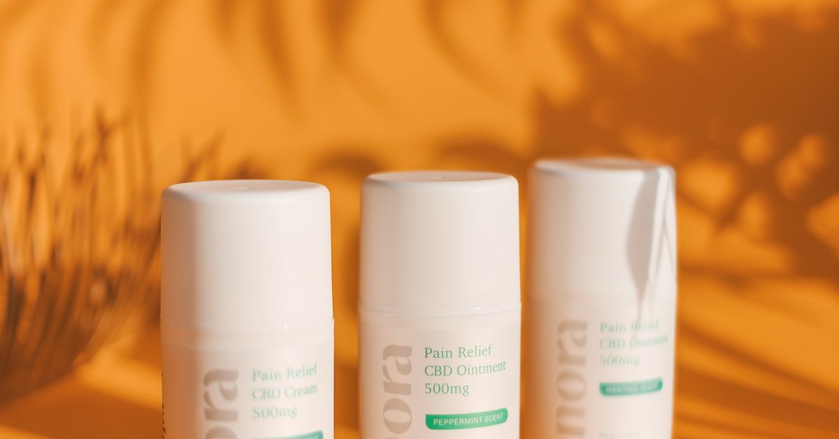 Crema con CBD para el cuidado de la piel